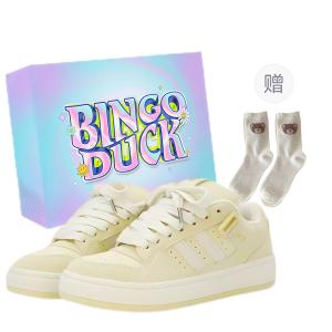 BINGO DUCK Кроссовки для скейтбординга с низким верхом Coverage для женщин в цвете карамель + эксклюзивная коробка для обуви + подарочные носки