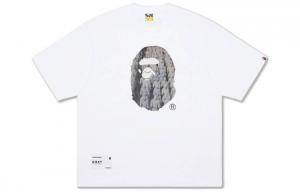 Футболка Bape Ape World Series для мужчин A Bathing Ape, белый