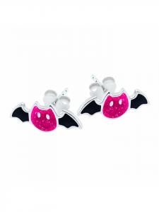 Schmuck23 Серебряные серьги 925 пробы в форме летучей мыши