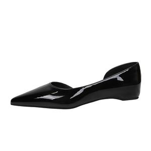 Повседневные однобортные туфли женские QITUMAUL, Black[Heel Height 2.5Cm]