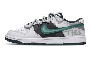 Кроссовки для скейтбординга Dunk, унисекс, низкие, серо-зеленые Nike, Light Gray