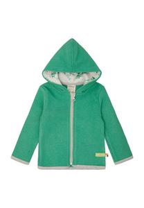Флисовая куртка loud + proud WOLLFLEECE-JACKE MIT KAPUZE, Plant/Green