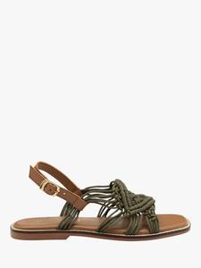 Elrig кружевные плоские сланцы-лодочки Ravel, Olive