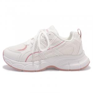 SNXR Низкие массивные кроссовки женские, белые, розовые