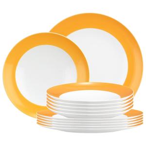 Сервиз для стола Liberty Pure Colors Mango Orange, набор из 12 предметов Seltmann Weiden, оранжевый