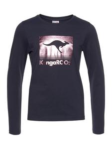 Рубашка с длинными рукавами темно-синего цвета Kangaroos