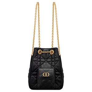 DIOR Кожаный рюкзак унисекс малый черный