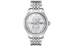 TISSOT Часы Le Locle Collection Automatic Mechanical Movement Men's Watch Watch 39.3mm Silver Dial Stainless Steel Case, Silver Dial