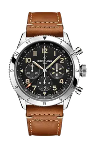 Часы super avi bo4 chronograph gmt 46 p 51 mustang acciaio inossidabile nero Breitling