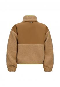 Флисовый джемпер ROBYN Retour Jeans, коричневый