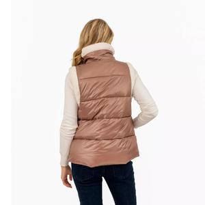 Женский стеганый жилет-пуховик Fleet Street с отделкой из искусственной шерпы Fleet Street