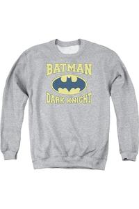 Толстовка Batman Dark Knight Jersey для взрослых с круглым вырезом Gildan, цвет athletic heather