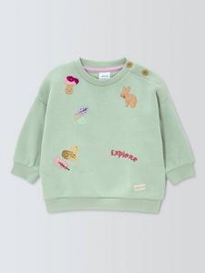 Детский свитшот с вышитой надписью John Lewis, Green