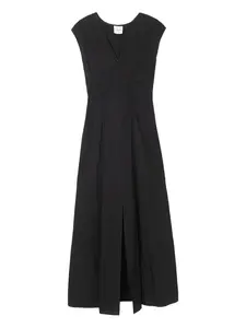 Платье макси с V-образным вырезом Alysi, черный