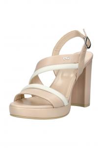 Кожаные сандалии Nerogiardini, бежевый