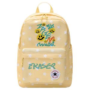 Converse Полиэстеровый рюкзак среднего размера унисекс яично-желтый, English smiley face