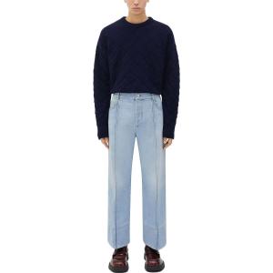 Джинсы мужские светло-голубые Bottega Veneta, светло-голубой