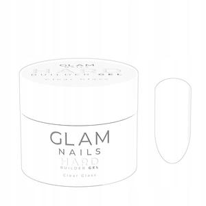 Гель-гель Glam Nails Hard Builder Gel, прозрачное стекло, 50 мл