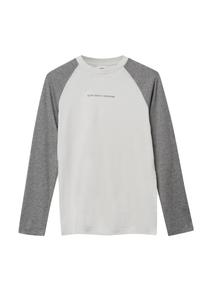 Рубашка s.Oliver, Light Grey/Mottled Grey