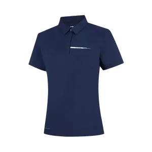 Поло для женщин LINING, темно-синий