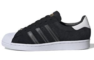 Adidas Superstar Black Suede White