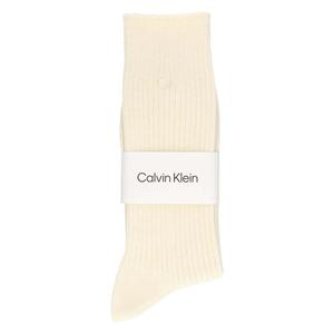 Мужские носки Calvin Klein средней высоты, смесь хлопка и шерсти, дезодорирующие, ребристые, с одноточечным рисунком.