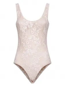 Боди из кружев с цветочным узором ZIMMERMANN