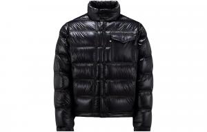 Moncler Grenoble Куртка с логотипом на нашивке, Black