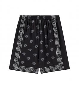 Шорты-бандана Medusa Versace Kids, Black+White