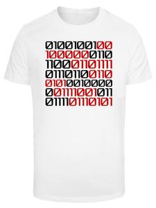 Рубашка F4NT4STIC I Love You 01001001 Binary Code Valentinstag, белый