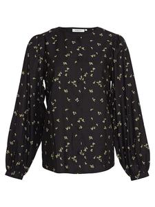 Блуза MOSS COPENHAGEN Hemd Karitta Setara, цвет Schwarz/Khaki