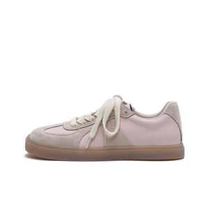 MASOOMAKE Немецкие армейские кеды Wear resistant And Lightweight Low Top Skateboard Shoes женские светло-розовые, цвет Light Pink
