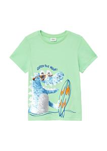 Рубашка s.Oliver, зеленый