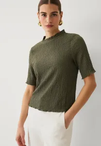 Strukturiertes blouse Ellos Collection, Grüne Farbe