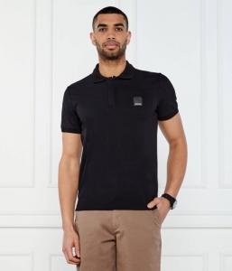 Рубашка поло Regular fit Emporio Armani, черный