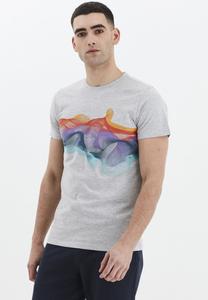 Футболка с принтом PEDRO Solid, цвет light grey melange