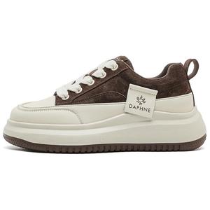 DAPHNE Женские низкие скейтерские кеды кофе, цвет Coffee