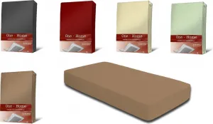 Зимняя простыня на резинке, хлопок, теплый флис, уютная простыня, размер: 180х200 см - 200х200 см, цвет: бежевый One-Home