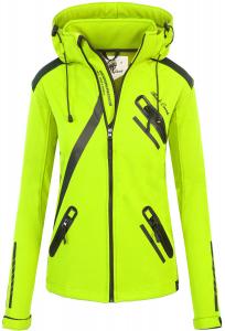 Куртка софтшелл Rock Creek Jacke, цвет Neongelb