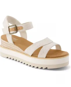 Женские сандалии Louisa на платформе с открытым носком TOMS, коричневый/бежевый