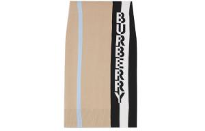 Burberry Женская кожаная длинная юбка, цвет Beige