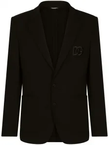 Однобортный пиджак Portofino DOLCE & GABBANA, черный