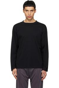 Футболка с длинными рукавами и логотипом Twisted Courrèges, черный