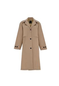 Пальто-Тренч Cecilia в классическом дизайне Freshlions, желтый