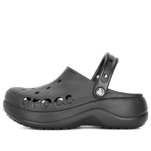 Сандалии baya platform clogs 'black' Crocs, черный