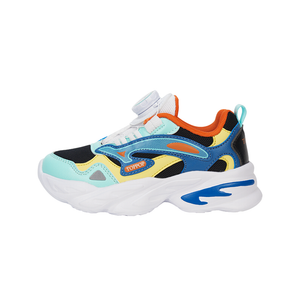 Износостойкие детские кроссовки с поддержкой отскока для детей Toppo, черный/синий