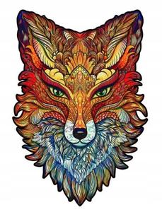 Деревянный пазл для взрослых Цвета Огненная Лиса Pan i Pani Gadżet