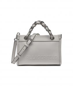 Мини-сумка savoie crossbody с ремнем-цепочкой KARL LAGERFELD PARIS, белый