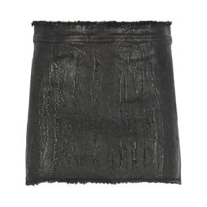 Юбка Rick Owens Mini Denim Skirt 'Black', черный