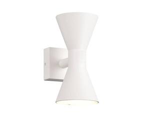 Наружный настенный светильник MeineWunschleuchte Weiß Up & Down цвет rostoptik